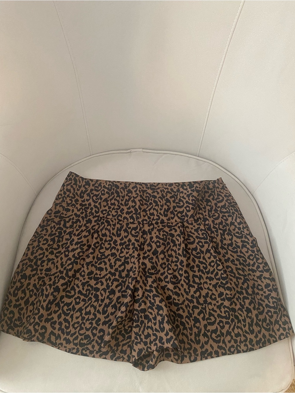 LOFT Leopard Print Flowy Shorts